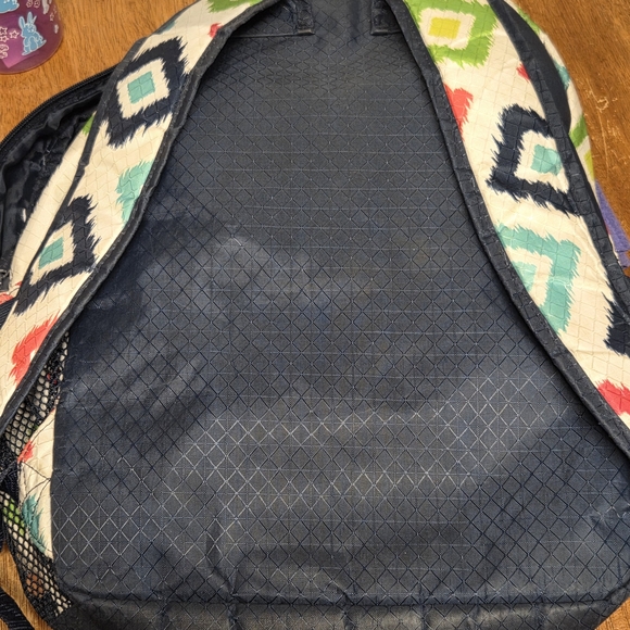 Thirty-One Multicolor Diamond Pattern Backpack - Picture 2 of 3